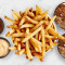 Double Dipper Combo Vegetarian Large Fries, Any 2 Dips, And 2 Drinks