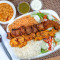 Lamb Chicken Kebab Platter