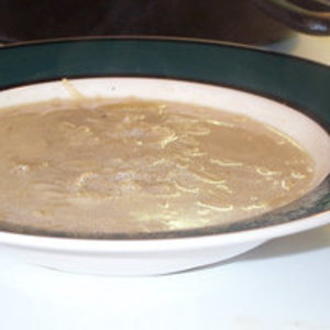 Sopa concentrada de creme de cogumelo