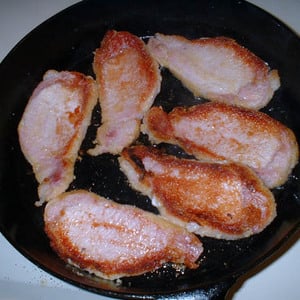 Bacon cozido