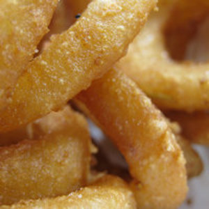 Cebolas fritas